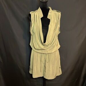 Stella & Jamie Olive Romper -Small